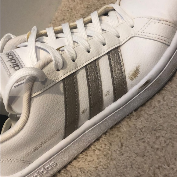 Platinum Grand court cloudfoam sneakers - Picture 3 of 4